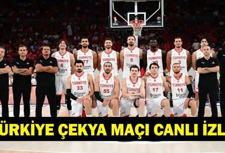 TÜRKİYE ÇEKYA BASKETBOL MAÇI CANLI İZLE: 12 Dev Adam DBB Süper Kupa 3.'lük Maçı HT Spor Canlı Şifresiz İzle!