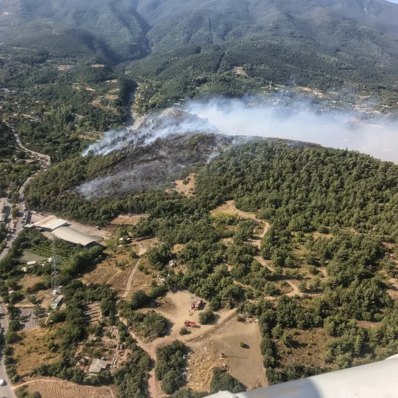 Bursa'daki yangınlar kontrol altında