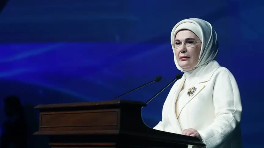 Emine Erdoğan, 6. Lider Eşleri Zirvesi'ne video mesaj gönderdi