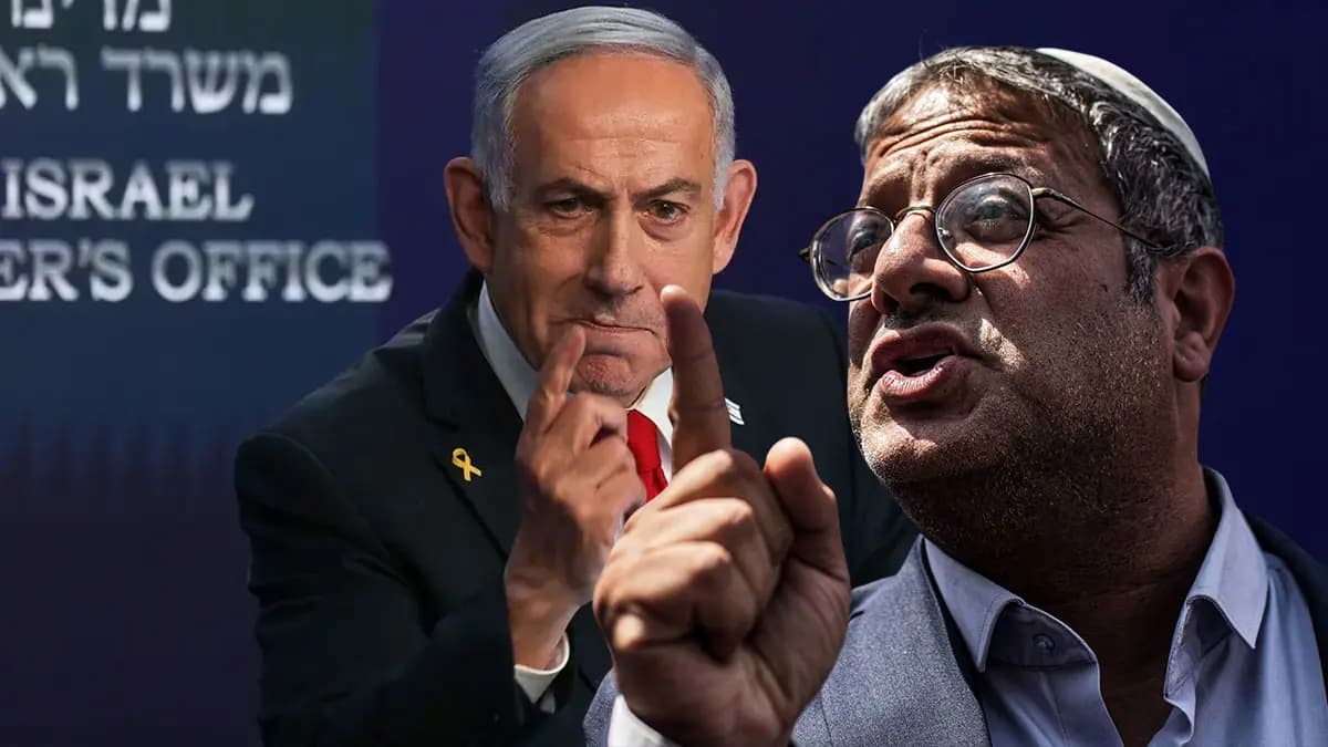 Katil İsrail'de seçim öncesi ipler tamamen koptu! Netanyahu'nun oyununu Ben-Gvir bozdu