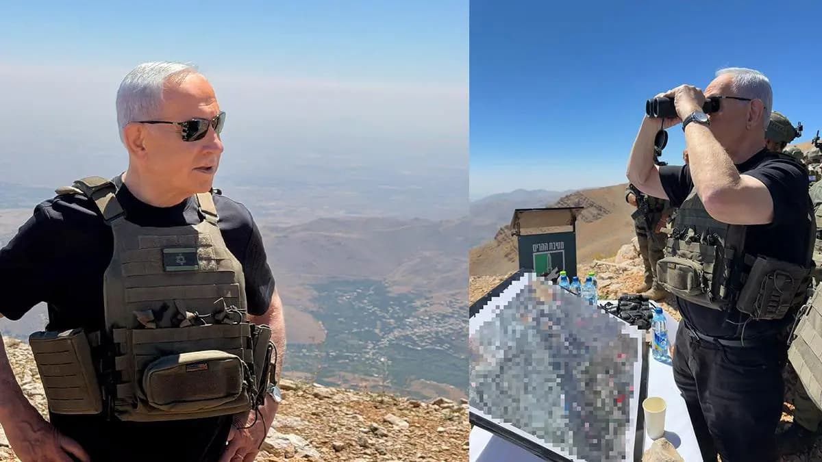Skandal ziyaret sonrası Netanyahu'dan tepki çeken açıklama: "Akdeniz'e kadar tüm bölgeyi kontrol ediyoruz"