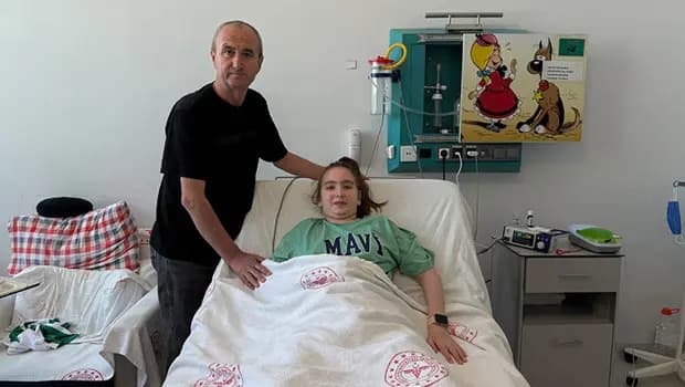 88 gün yoğun bakımda kalan 15 yaşındaki Almina hayata tutundu! Babası yaşadıklarını anlattı