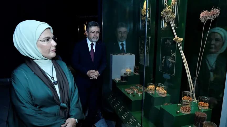 Emine Erdoğan, Türkiye Milli Botanik Bahçesi'ni ziyaret etti