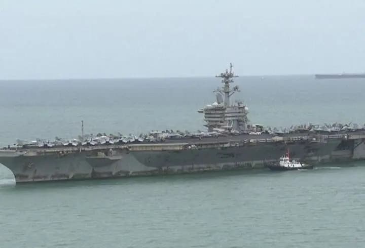 ABD gemisi USS Abraham Lincoln Tayland'da temizlendi