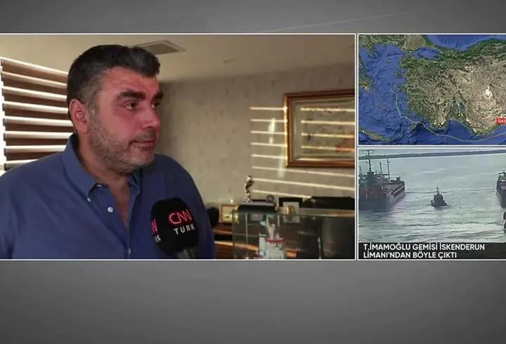 Batan geminin sahibi CNN TÜRK'te