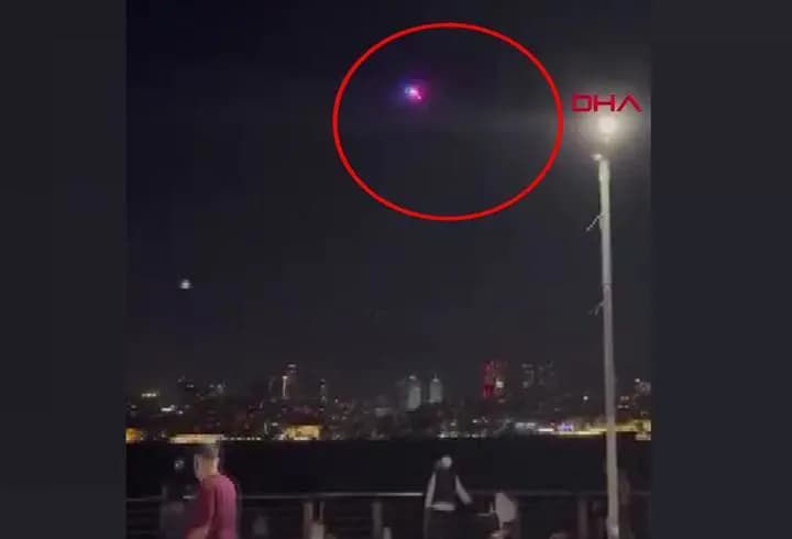 Üsküdar sahilde dronla alkol denetimi