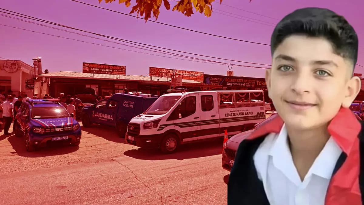 Oto tamirhanesinde korkunç olay! 13 yaşındaki çırak hayatını kaybetti