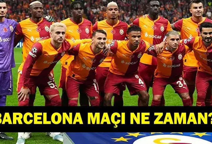 GALATASARAY - BARCELONA MAÇI NE ZAMAN? UCL Galatasaray - Barcelona Maçı Hangi Kanalda, Saat Kaçta? Şampiyonlar Ligi Dev Randevusu İçin Geri Sayım