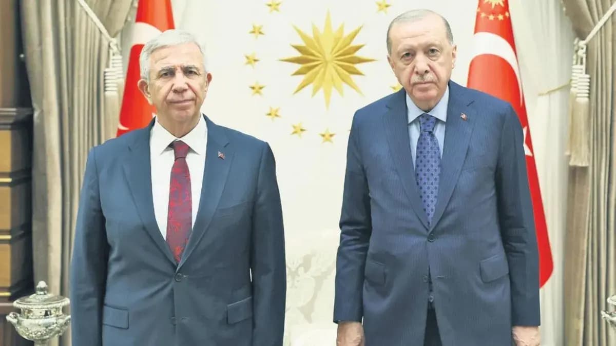 Erdoğan, ABB Başkanı Yavaş'ı kabul etti