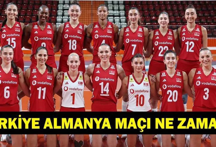 TÜRKİYE - ALMANYA MAÇI HANGİ KANALDA? Filenin Sultanları Türkiye Almanya voleybol çeyrek final maçı saat kaçta, ne zaman? A Milliler voleybolda çeyrek finalde!